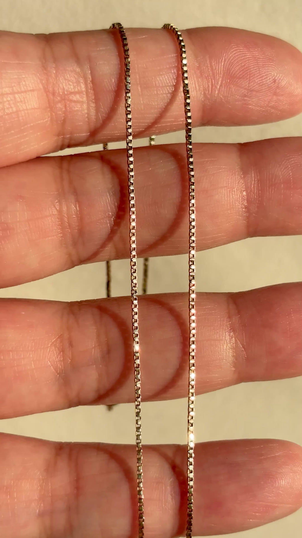 10k Solid Gold Box Chain